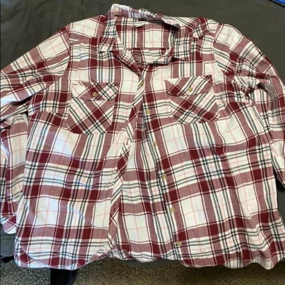 Plaid button up
